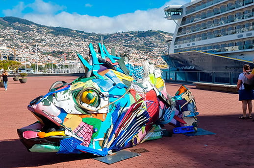 Art at Funchal's port